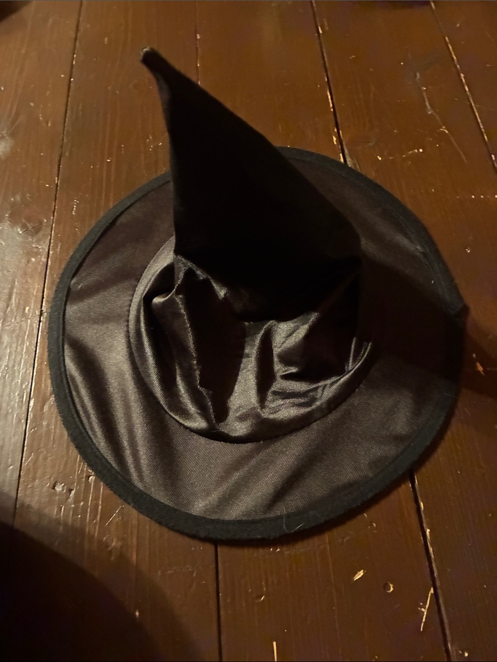 Classic Black Witch Hat Kids Costume
